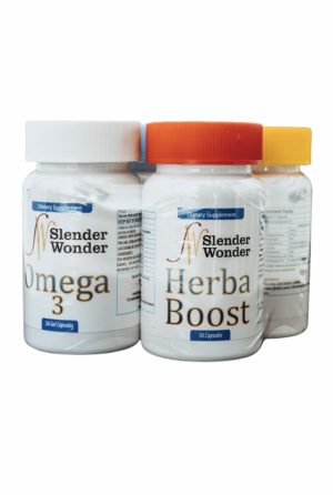 Slender Wonder 4 Pack (Herba Boost, Pyruvite, Omega 3, Magnetine)